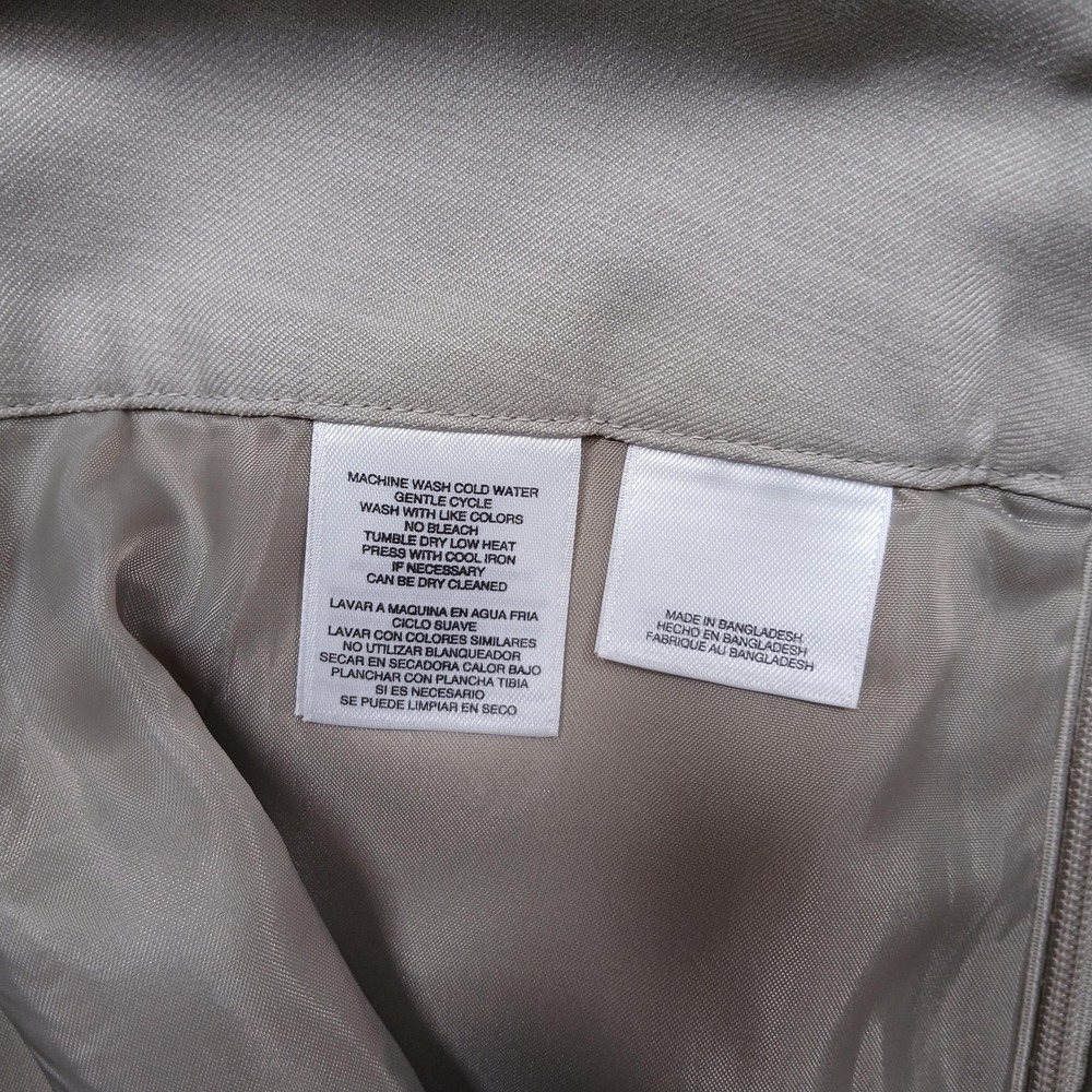 Evan-Picone Black Label Skirt Suit Womens Jacket 8 Skirt 6 Beige 2 Piece Career - Picture 9 of 11